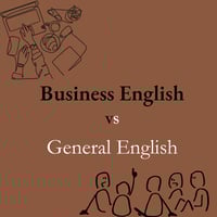 Visual representation of General English and Business English skills
